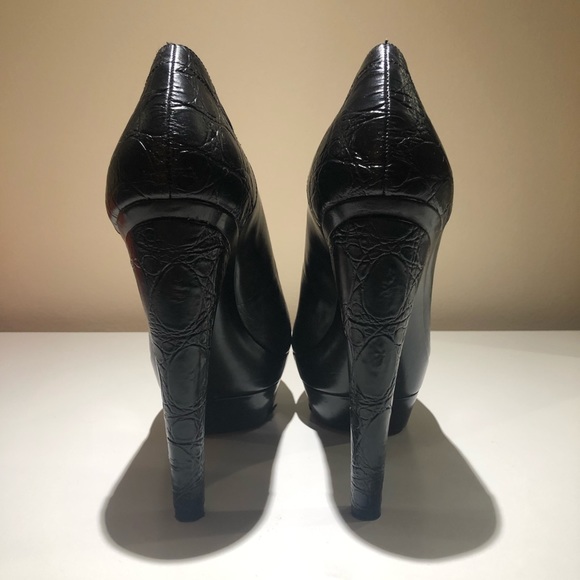 Rachel Zoe Pumps with alligator Print Heel - Picture 8 of 9